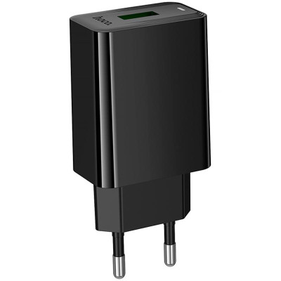 МЗП Hoco CS92A Leader 18W+QC3.0 (1USB-A) Black МЗП Hoco CS92A Leader 18W+QC3.0 (1USB-A) Black
