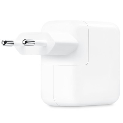 МЗП 35W Dual Power Adapter for Apple (2USB-C) (AAA) (box) White МЗП 35W Dual Power Adapter for Apple (2USB-C) (AAA) (box) White