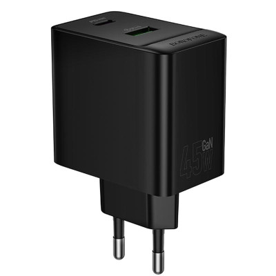 МЗП Borofone BAS16A Erudite PD45W+QC3.0 (1USB-A/1C) Black МЗП Borofone BAS16A Erudite PD45W+QC3.0 (1USB-A/1C) Black