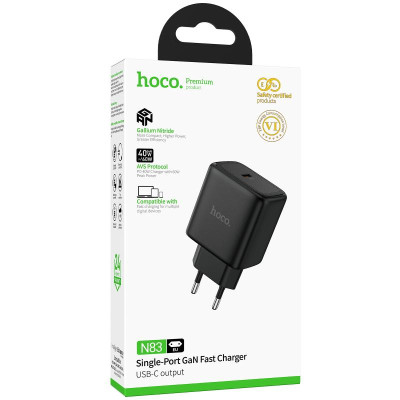 МЗП Hoco N83 Profit PD40W (1USB-C) Black