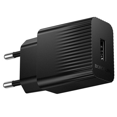 МЗП Borofone BAS71A Source 2.1A (1USB-A) Black
