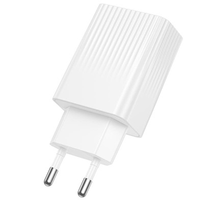 МЗП Borofone BAS72A Source QC3.0 (1USB-A) White МЗП Borofone BAS72A Source QC3.0 (1USB-A) White