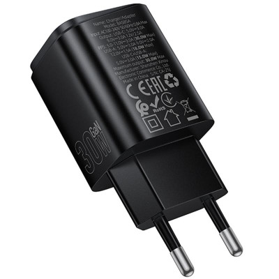 МЗП Borofone BAS85A Star PD30W+QC3.0 (1USB-A/1C) Black МЗП Borofone BAS85A Star PD30W+QC3.0 (1USB-A/1C) Black