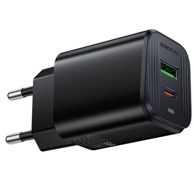 МЗП Borofone BAS85A Star PD30W+QC3.0 (1USB-A/1C) Black МЗП Borofone BAS85A Star PD30W+QC3.0 (1USB-A/1C) Black