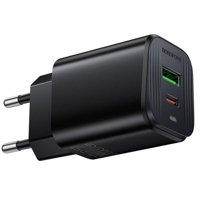 МЗП Borofone BAS83A Star PD20W+QC3.0 (1USB-A/1C) Black МЗП Borofone BAS83A Star PD20W+QC3.0 (1USB-A/1C) Black