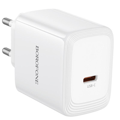 МЗП Borofone BN33 Fuente PD40W (1USB-C) White МЗП Borofone BN33 Fuente PD40W (1USB-C) White