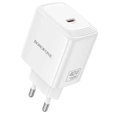 МЗП Borofone BN33 Fuente PD40W (1USB-C) White