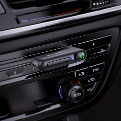 Bluetooth аудіо ресивер Borofone BC35 (AUX 3.5mm) Чорний