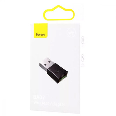 Bluetooth адаптер Baseus BA07 (ZJBA010001) Black Bluetooth адаптер Baseus BA07 (ZJBA010001) Black