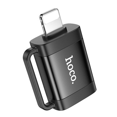 Перехідник Hoco UA31A OTG Lightning male to USB female Black