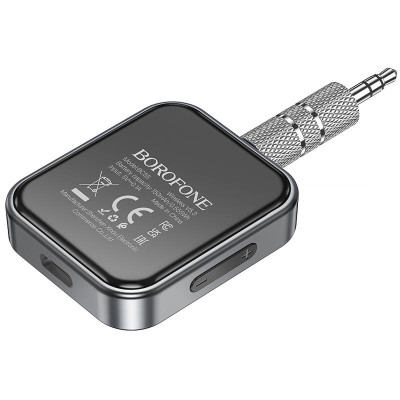 Bluetooth аудіо ресивер Borofone BC55 Suave (AUX 3.5mm) Black
