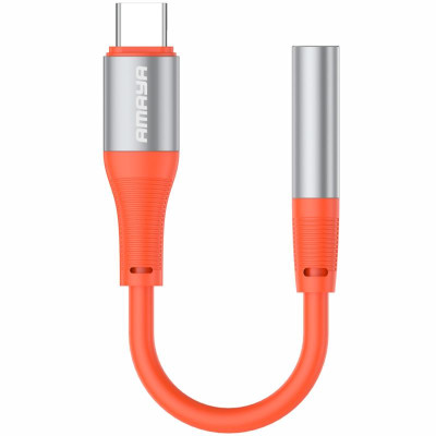 Перехідник Amaya AUX-07 Type-C to 3.5mm Orange
