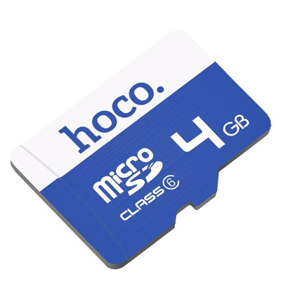 Карта пам'яті Hoco microSDHC 4GB Card Class 6 Blue