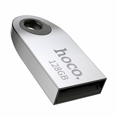 Флеш-накопичувач Hoco UD9 USB 2.0 – 128GB Срібний