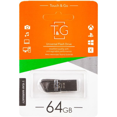 Флеш-накопичувач T&G 114 Metal Series USB 3.0 — 64GB Чорний