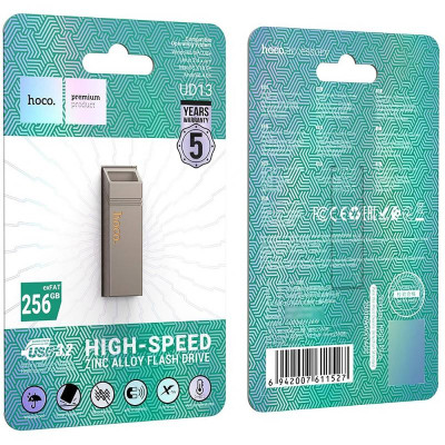 Флеш-накопичувач Hoco UD13 USB3.2 - 256GB Gray