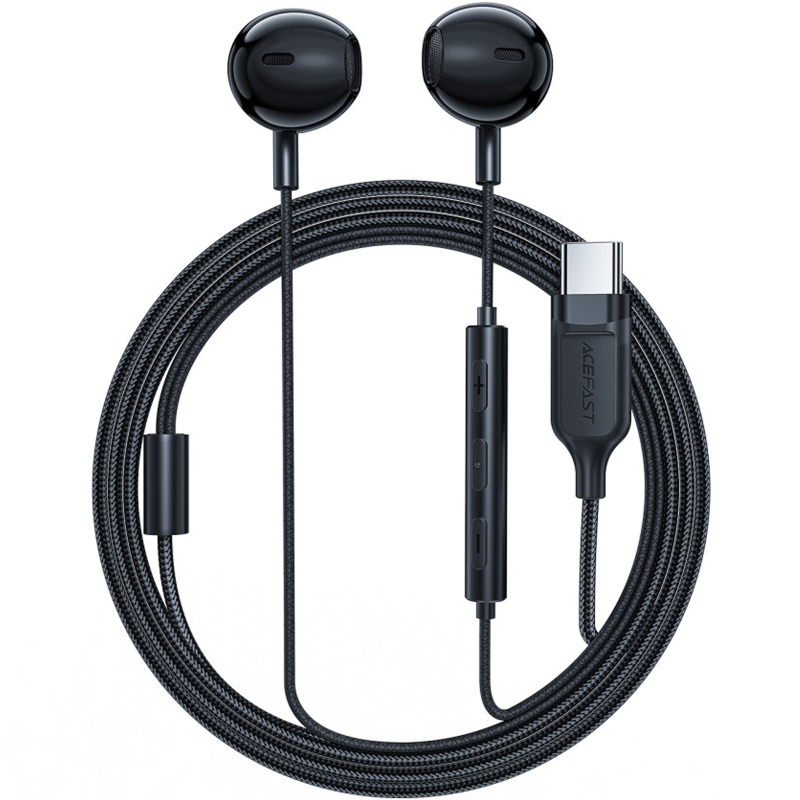Навушники Acefast L2 (Type-C/1.2m) Black