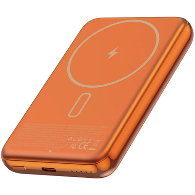Портативний ЗП Power Bank WIWU P089 Seraph PD20W з БЗП 10000 mAh Orange
