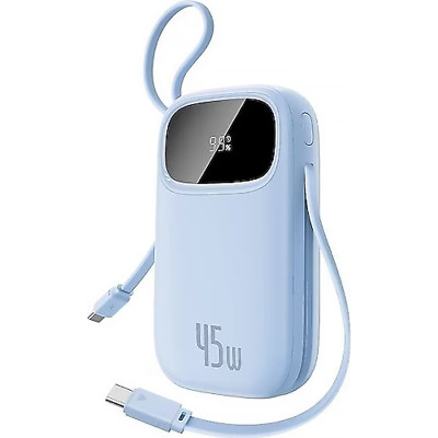Портативний ЗП Power Bank Baseus EnerFill FC31 PD22.5W with cables 10000 mAh (PPQD3) Galaxy Blue