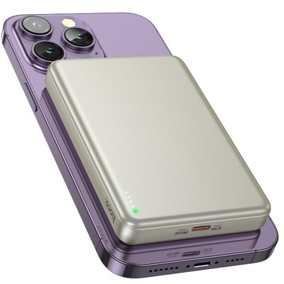 Портативний ЗП Power Bank Hoco Q26A Joy PD20W з БЗП 10000 mAh Titanium gold