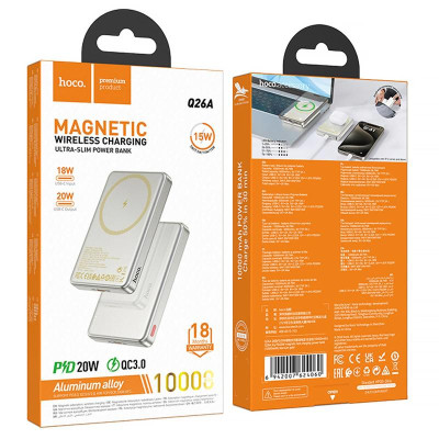 Портативний ЗП Power Bank Hoco Q26A Joy PD20W з БЗП 10000 mAh Titanium gold
