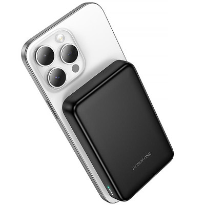 Портативний ЗП Power Bank Borofone BJ82A Dawn 20W з БЗП 10000 mAh Black
