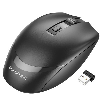 Миша бездротова Borofone BG7 Platinum 2.4G Black