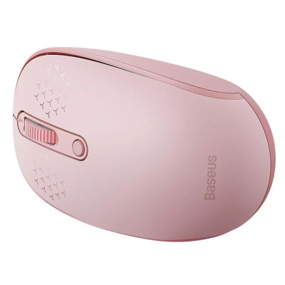 Миша бездротова Baseus F01B Tri-Mode Bluetooth + 2.4G (B01055503833) Pink Миша бездротова Baseus F01B Tri-Mode Bluetooth + 2.4G (B01055503833) Pink