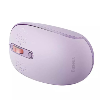 Миша бездротова Baseus F01B Tri-Mode Bluetooth + 2.4G (B01055503833) Purple