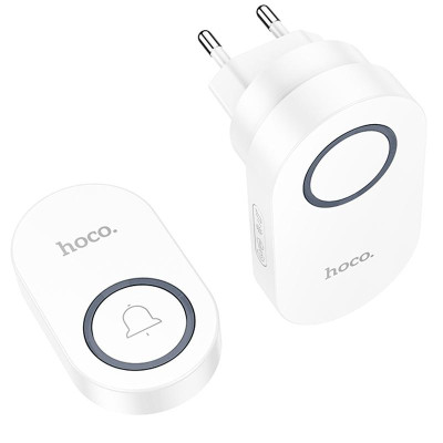 Дверний дзвінок Hoco HI25 Neon Bell White