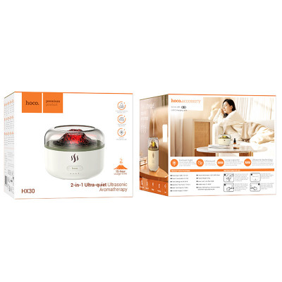 Зволожувач повітря Hoco HX30 Ultrasonic aromatherapy 160ml White