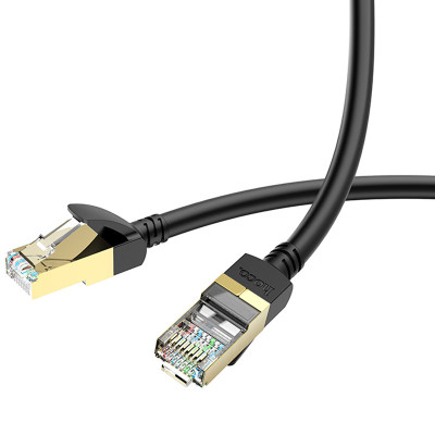 Дата кабель Hoco US02 Level pure copper gigabit ethernet (5m) Black Дата кабель Hoco US02 Level pure copper gigabit ethernet (5m) Black