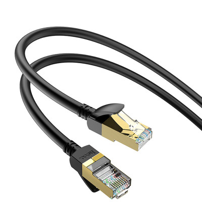 Дата кабель Hoco US02 Level pure copper gigabit ethernet (5m) Black Дата кабель Hoco US02 Level pure copper gigabit ethernet (5m) Black