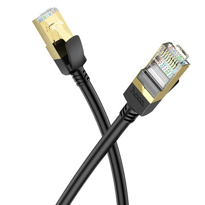 Дата кабель Hoco US02 Level pure copper gigabit ethernet (5m) Black