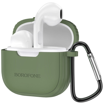 Бездротові TWS навушники Borofone BW29 Case Forest Green