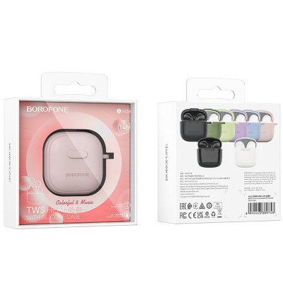 Бездротові TWS навушники Borofone BW29 Case Pink Sugar