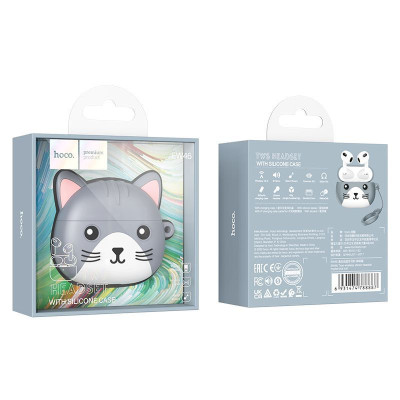 Бездротові TWS навушники Hoco EW46 Cat Face Case Mysterious Cat