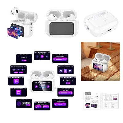 Бездротові TWS навушники Hoco EW72 Lite Soar with Touch Screen White Бездротові TWS навушники Hoco EW72 Lite Soar with Touch Screen White