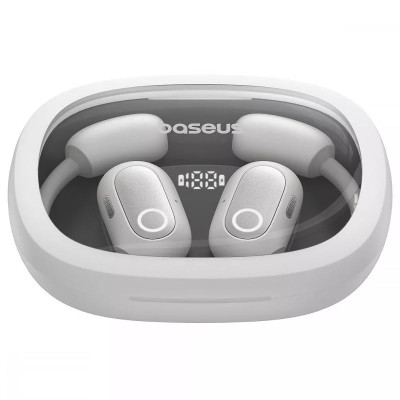 Бездротові TWS навушники Baseus Eli Fit OS Open-Ear (A00073200) Moon White Бездротові TWS навушники Baseus Eli Fit OS Open-Ear (A00073200) Moon White