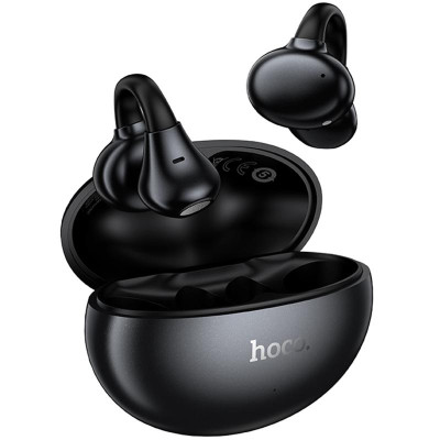 Бездротові TWS навушники Hoco EA8 Warm clip-on (App) Metal gray