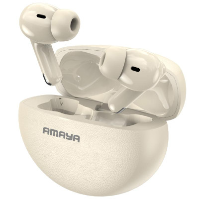 Бездротові TWS навушники Amaya ATW-26 Game Mode Biege