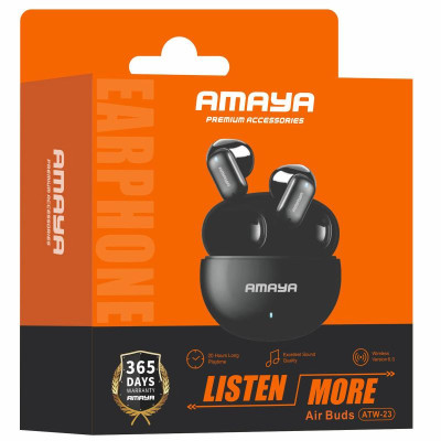 Бездротові TWS навушники Amaya ATW-23 Black