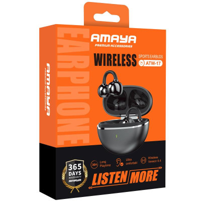 Бездротові TWS навушники Amaya ATW-17 Black Бездротові TWS навушники Amaya ATW-17 Black