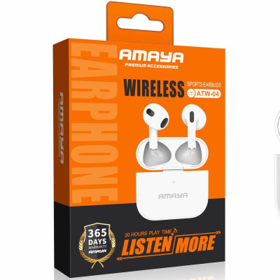Бездротові TWS навушники Amaya ATW-04 White Бездротові TWS навушники Amaya ATW-04 White