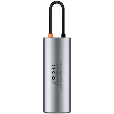 Перехідник HUB Baseus Metal Gleam Series Starjoy 7-in-1 Multifunctional (WKWG020113) Сірий Перехідник HUB Baseus Metal Gleam Series Starjoy 7-in-1 Multifunctional (WKWG020113) Сірий