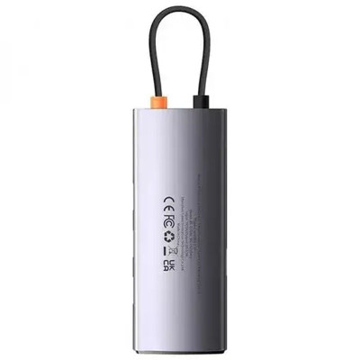 Перехідник HUB Baseus Metal Gleam Series 4-in-1 4xUSB3.0 (WKWG070013) Gray Перехідник HUB Baseus Metal Gleam Series 4-in-1 4xUSB3.0 (WKWG070013) Gray