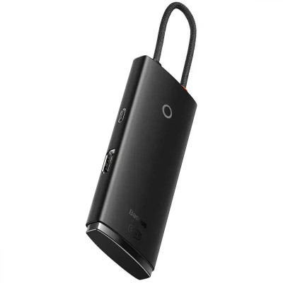 Перехідник HUB Baseus Lite Series 5in1 (Type-C to HDMI + 3xUSB 3.0 + PD) (WKQX04) Чорний