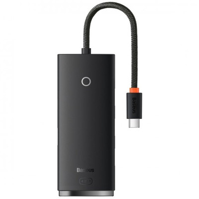 Перехідник HUB Baseus Lite Series 4in1 (Type-C to 4xUSB 3.0) 25cm (WKQX03) Black