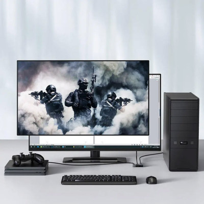 Перехідник HUB Baseus Matrix HDMI Splitter (CAHUB-BC0G) Space Gray Перехідник HUB Baseus Matrix HDMI Splitter (CAHUB-BC0G) Space Gray