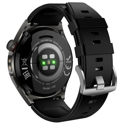 Смарт-годинник Hoco Y40 Smart sports watch (call version) Black